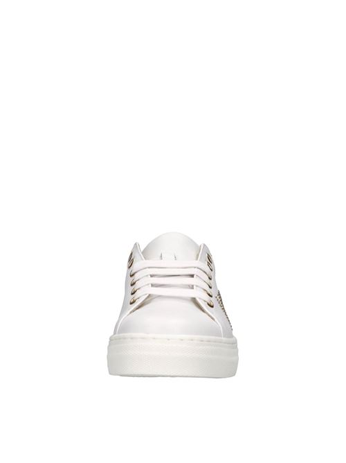 Sneakers in pelle MOSCHINO | 78684G GINEVRABIANCO-ORO